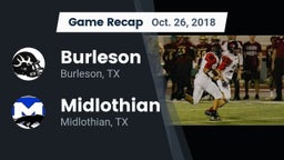 Recap: Burleson  vs. Midlothian  2018