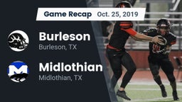 Recap: Burleson  vs. Midlothian  2019