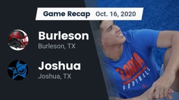 Recap: Burleson  vs. Joshua  2020