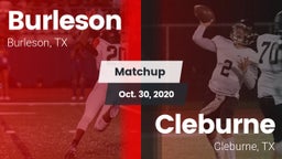Matchup: Burleson  vs. Cleburne  2020
