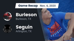 Recap: Burleson  vs. Seguin  2020