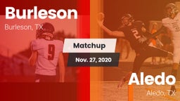 Matchup: Burleson  vs. Aledo  2020
