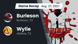 Recap: Burleson  vs. Wylie  2021