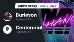 Recap: Burleson  vs. Centennial  2021