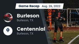 Recap: Burleson  vs. Centennial  2022