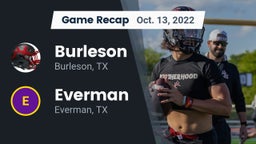 Recap: Burleson  vs. Everman  2022