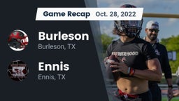 Recap: Burleson  vs. Ennis  2022