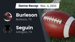 Recap: Burleson  vs. Seguin  2022