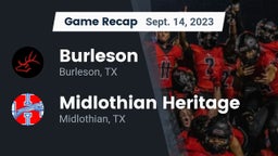 Recap: Burleson  vs. Midlothian Heritage  2023