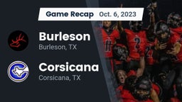 Recap: Burleson  vs. Corsicana  2023