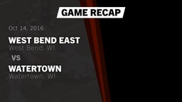Recap: West Bend East  vs. Watertown  2016