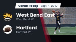 Recap: West Bend East  vs. Hartford  2017