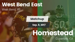 Matchup: East  vs. Homestead  2017
