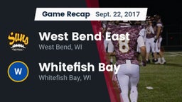 Recap: West Bend East  vs. Whitefish Bay  2017