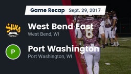 Recap: West Bend East  vs. Port Washington  2017