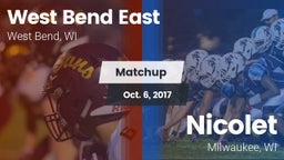 Matchup: East  vs. Nicolet  2017
