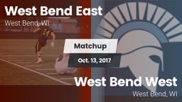 Matchup: East  vs. West Bend West  2017