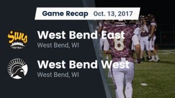 Recap: West Bend East  vs. West Bend West  2017
