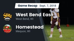 Recap: West Bend East  vs. Homestead  2018