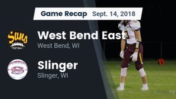 Recap: West Bend East  vs. Slinger  2018