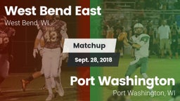 Matchup: East  vs. Port Washington  2018