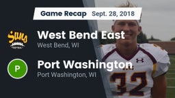Recap: West Bend East  vs. Port Washington  2018