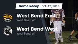 Recap: West Bend East  vs. West Bend West  2018