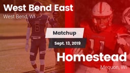 Matchup: East  vs. Homestead  2019