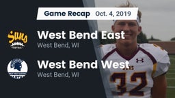 Recap: West Bend East  vs. West Bend West  2019