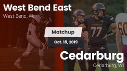 Matchup: East  vs. Cedarburg  2019