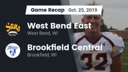 Recap: West Bend East  vs. Brookfield Central  2019