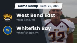 Recap: West Bend East  vs. Whitefish Bay  2020