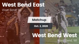 Matchup: East  vs. West Bend West  2020