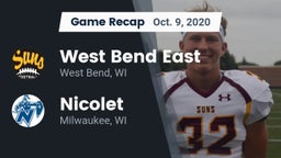 Recap: West Bend East  vs. Nicolet  2020