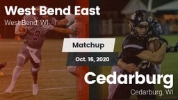 Matchup: East  vs. Cedarburg  2020
