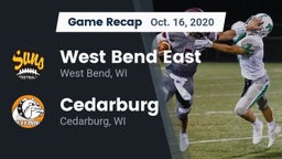 Recap: West Bend East  vs. Cedarburg  2020