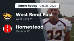Recap: West Bend East  vs. Homestead  2020