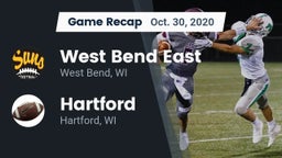 Recap: West Bend East  vs. Hartford  2020