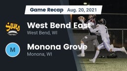 Recap: West Bend East  vs. Monona Grove  2021