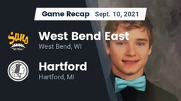 Recap: West Bend East  vs. Hartford  2021