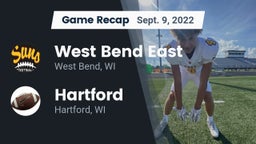 Recap: West Bend East  vs. Hartford  2022