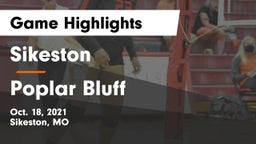 Sikeston  vs Poplar Bluff  Game Highlights - Oct. 18, 2021