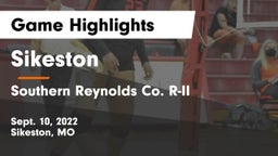 Sikeston  vs Southern Reynolds Co. R-II Game Highlights - Sept. 10, 2022