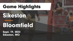 Sikeston  vs Bloomfield   Game Highlights - Sept. 19, 2022