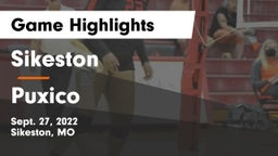 Sikeston  vs Puxico   Game Highlights - Sept. 27, 2022