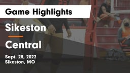 Sikeston  vs Central  Game Highlights - Sept. 28, 2022