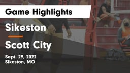 Sikeston  vs Scott City  Game Highlights - Sept. 29, 2022