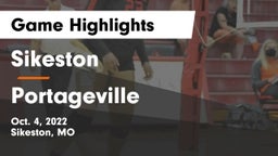 Sikeston  vs Portageville  Game Highlights - Oct. 4, 2022