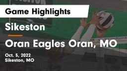 Sikeston  vs Oran Eagles Oran, MO Game Highlights - Oct. 5, 2022
