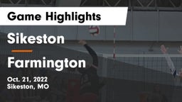Sikeston  vs Farmington  Game Highlights - Oct. 21, 2022